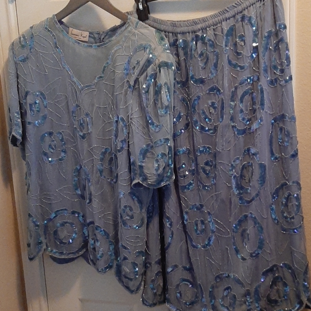 ๐ ๐ Vintage Laurence Kazar Skirt and Top I 1X - Picture 1 of 8